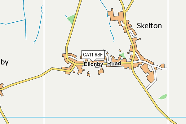 CA11 9SF map - OS VectorMap District (Ordnance Survey)