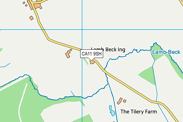 CA11 9SH map - OS VectorMap District (Ordnance Survey)