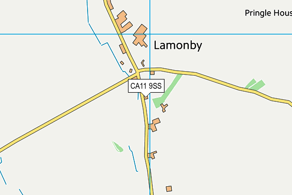 CA11 9SS map - OS VectorMap District (Ordnance Survey)