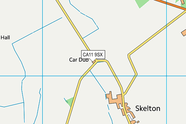 CA11 9SX map - OS VectorMap District (Ordnance Survey)