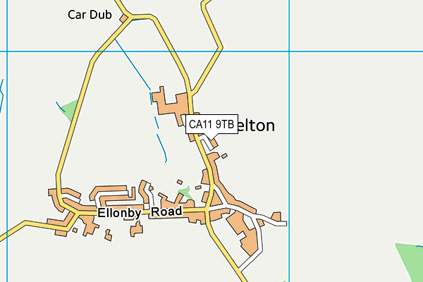 CA11 9TB map - OS VectorMap District (Ordnance Survey)