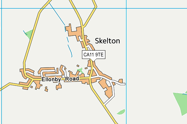 CA11 9TE map - OS VectorMap District (Ordnance Survey)