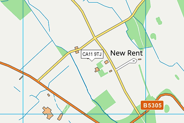 CA11 9TJ map - OS VectorMap District (Ordnance Survey)