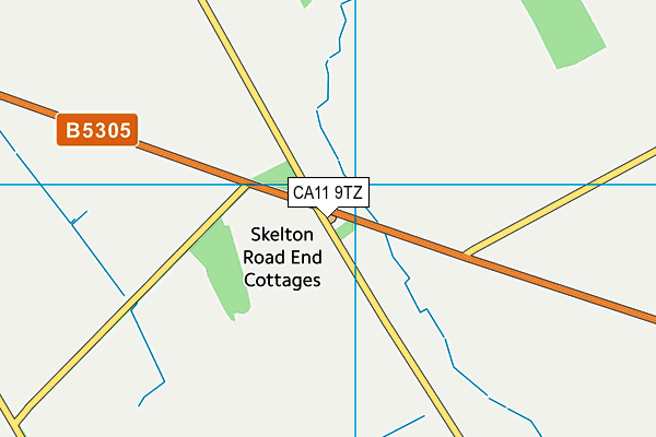 CA11 9TZ map - OS VectorMap District (Ordnance Survey)