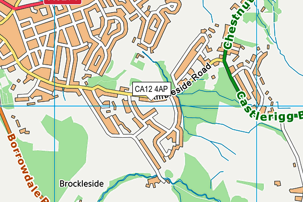 CA12 4AP map - OS VectorMap District (Ordnance Survey)