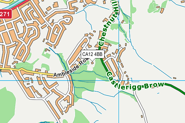 CA12 4BB map - OS VectorMap District (Ordnance Survey)