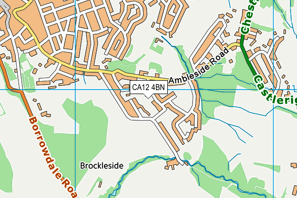 CA12 4BN map - OS VectorMap District (Ordnance Survey)