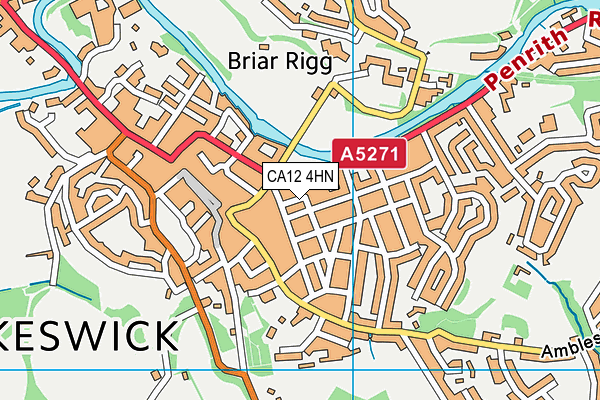 Map of KESWICK FOODS LTD at district scale