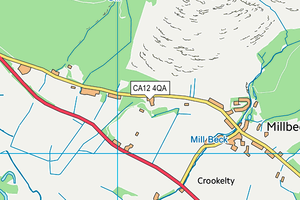 CA12 4QA map - OS VectorMap District (Ordnance Survey)