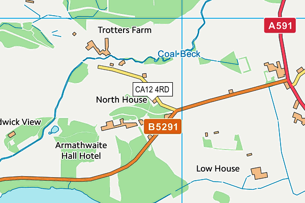 CA12 4RD map - OS VectorMap District (Ordnance Survey)