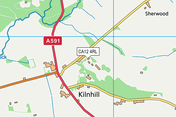 CA12 4RL map - OS VectorMap District (Ordnance Survey)