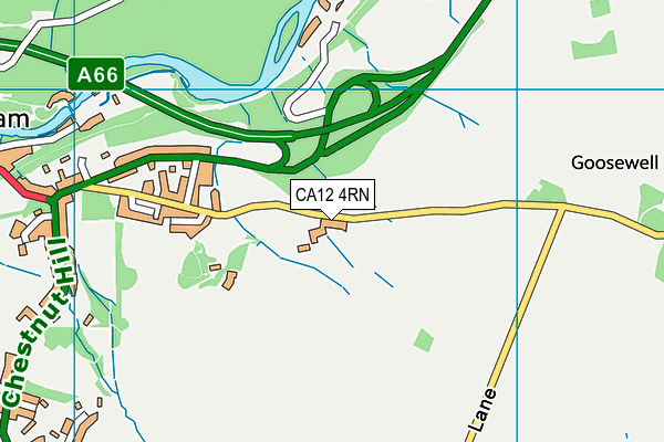 CA12 4RN map - OS VectorMap District (Ordnance Survey)