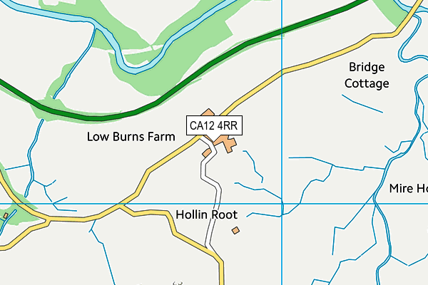 CA12 4RR map - OS VectorMap District (Ordnance Survey)