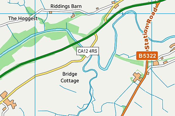 CA12 4RS map - OS VectorMap District (Ordnance Survey)