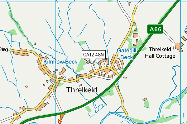 CA12 4SN map - OS VectorMap District (Ordnance Survey)