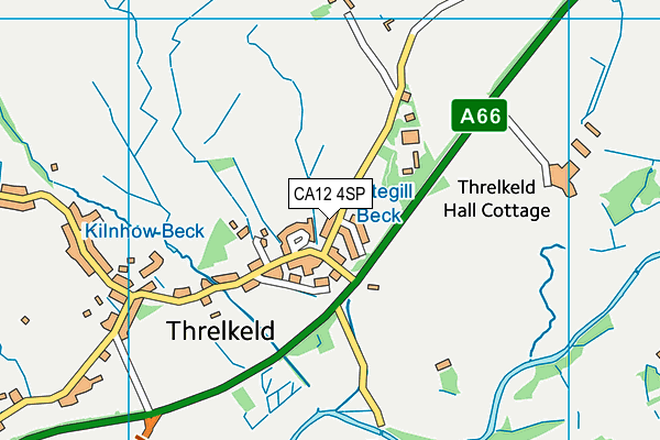 CA12 4SP map - OS VectorMap District (Ordnance Survey)