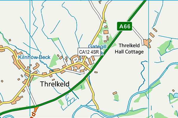 CA12 4SR map - OS VectorMap District (Ordnance Survey)