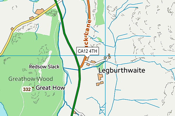 CA12 4TH map - OS VectorMap District (Ordnance Survey)