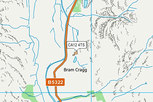 CA12 4TS map - OS VectorMap District (Ordnance Survey)