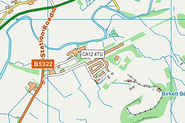 CA12 4TU map - OS VectorMap District (Ordnance Survey)