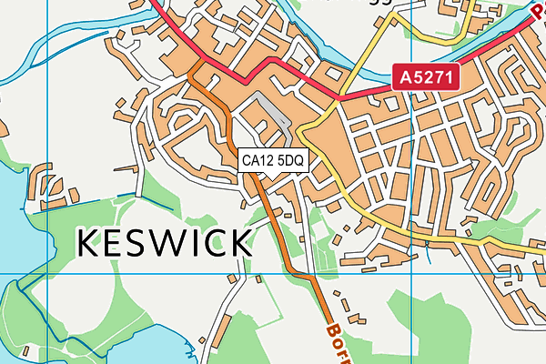 Map of CAFE BAR 26 (KESWICK) LIMITED at district scale