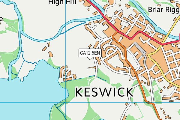 CA12 5EN map - OS VectorMap District (Ordnance Survey)