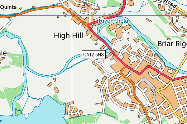 CA12 5NS map - OS VectorMap District (Ordnance Survey)