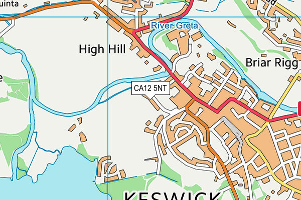 CA12 5NT map - OS VectorMap District (Ordnance Survey)