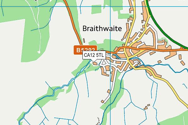 CA12 5TL map - OS VectorMap District (Ordnance Survey)