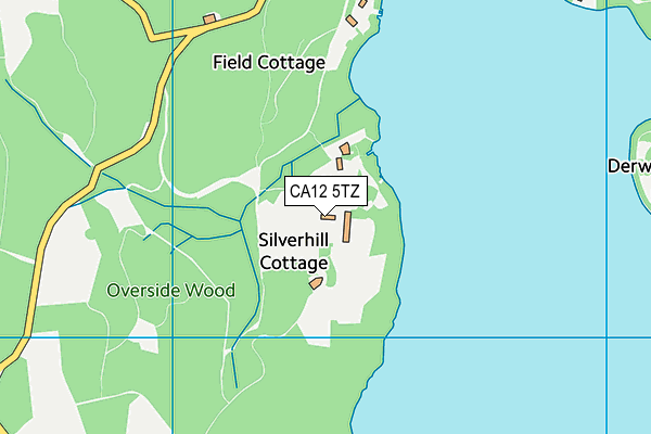 CA12 5TZ map - OS VectorMap District (Ordnance Survey)