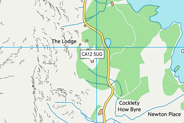 CA12 5UG map - OS VectorMap District (Ordnance Survey)