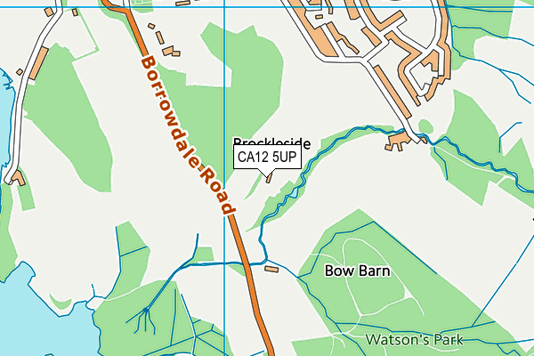 CA12 5UP map - OS VectorMap District (Ordnance Survey)