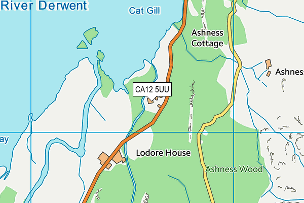 CA12 5UU map - OS VectorMap District (Ordnance Survey)