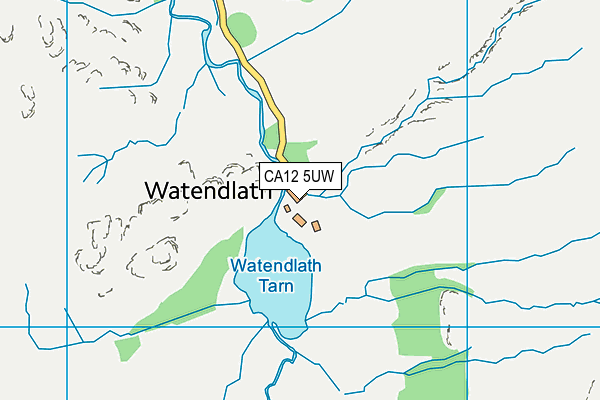 CA12 5UW map - OS VectorMap District (Ordnance Survey)