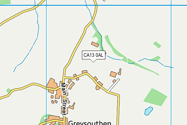 CA13 0AL map - OS VectorMap District (Ordnance Survey)