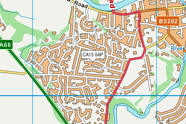 CA13 0AP map - OS VectorMap District (Ordnance Survey)