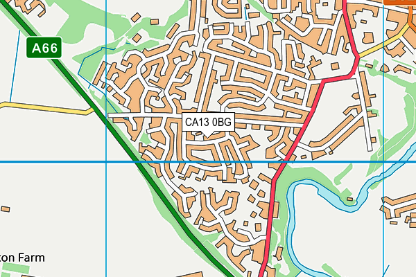 CA13 0BG map - OS VectorMap District (Ordnance Survey)