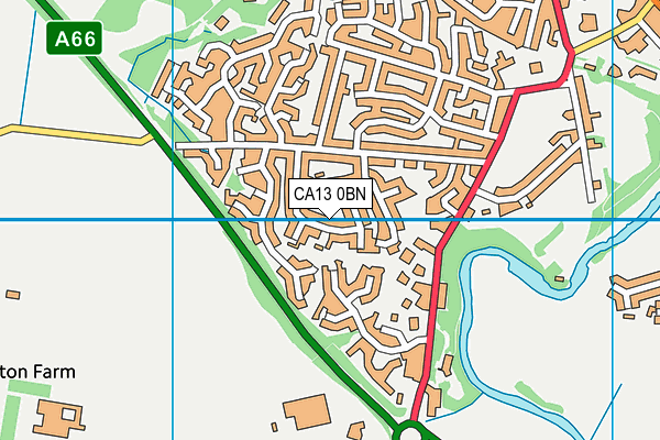 CA13 0BN map - OS VectorMap District (Ordnance Survey)