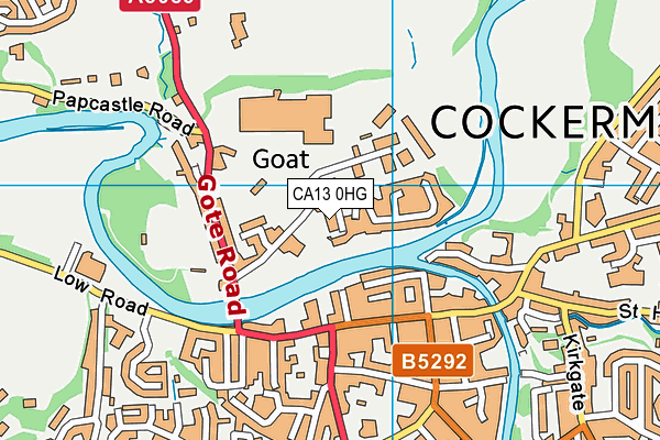 CA13 0HG map - OS VectorMap District (Ordnance Survey)