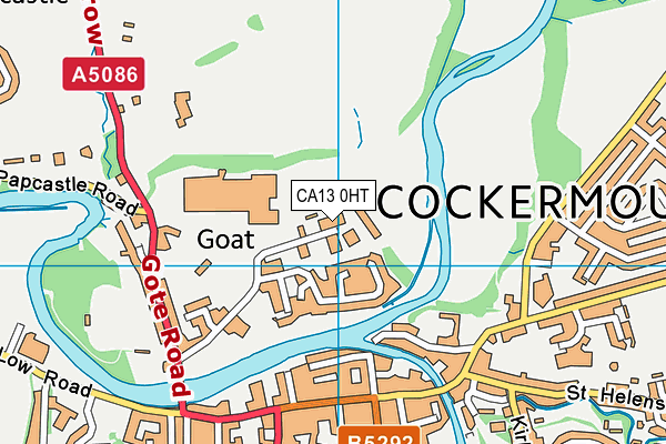 CA13 0HT map - OS VectorMap District (Ordnance Survey)