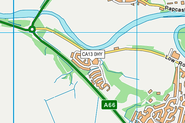 CA13 0HY map - OS VectorMap District (Ordnance Survey)