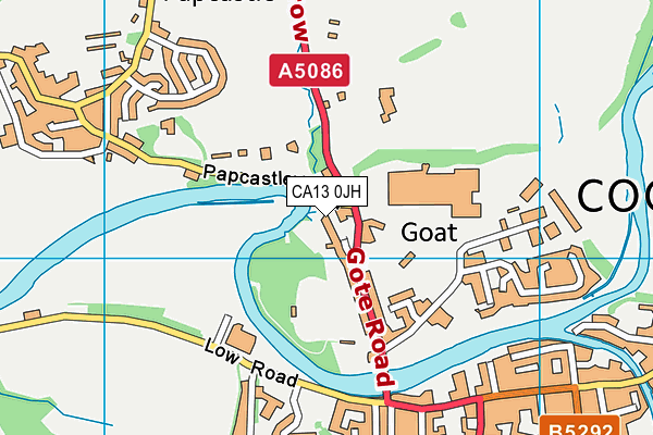 CA13 0JH map - OS VectorMap District (Ordnance Survey)