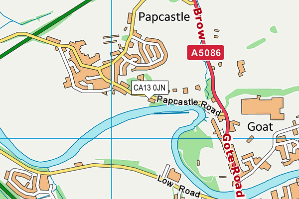 CA13 0JN map - OS VectorMap District (Ordnance Survey)