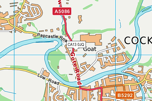 Map of LAWSON PROPERTIES (COCKERMOUTH) LIMITED at district scale