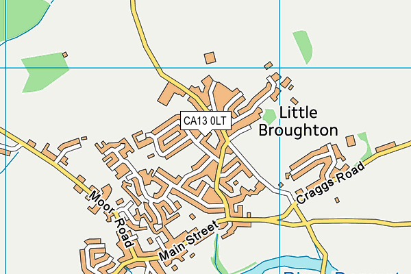 CA13 0LT map - OS VectorMap District (Ordnance Survey)