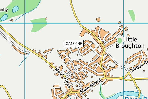 CA13 0NF map - OS VectorMap District (Ordnance Survey)