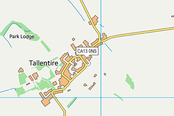 CA13 0NS map - OS VectorMap District (Ordnance Survey)