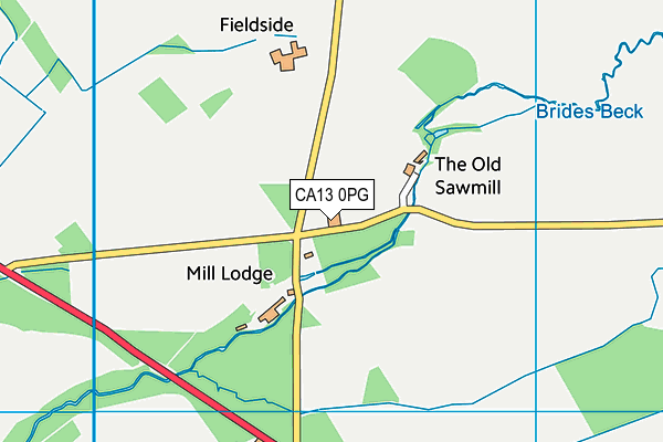 Bridekirk Dovenby CofE Primary School map (CA13 0PG) - OS VectorMap District (Ordnance Survey)