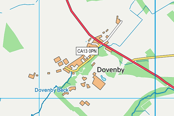 CA13 0PN map - OS VectorMap District (Ordnance Survey)