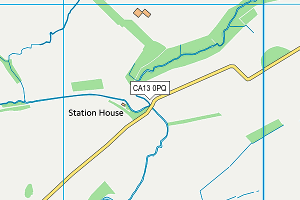 CA13 0PQ map - OS VectorMap District (Ordnance Survey)